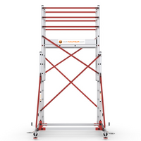 Échafaudage télescopique 4.75 m - 8 marches 004XL Premium