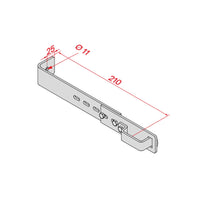 Fixer les plans d'échelle au mur