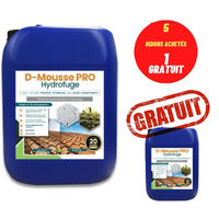 Anti-mousse toiture et façade - 5 + 1 offert