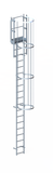 Echelle crinoline 5000 mm - Sortie marchette et portillon