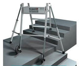 Plateforme batiment gain de place - Facile à ranger et à transporter Hauteur travail 2.74 à 3.05m - pieds réglables sur 4 hauteurs pour dénivelés et escalier - spécial maintenance et courtes interventions - Ami-hauteur.com