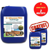 Anti-mousse toiture et façade - 8 + 2 offert