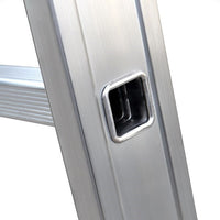Échelle double pan - coulisse main - 2,35m/3,85m - vue 3