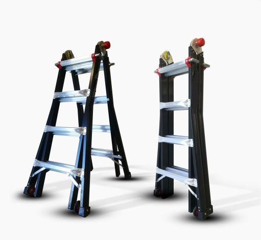 Échelle coulissante 4 plans Solide 4x8 échelons - Ladder-Steiger